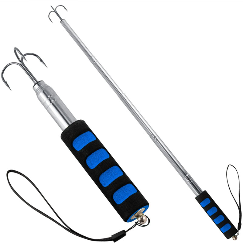 Fishing Hook Stainless Steel - الفولاذ المقاوم للصدأ تلسكوبي الصيد Gaff