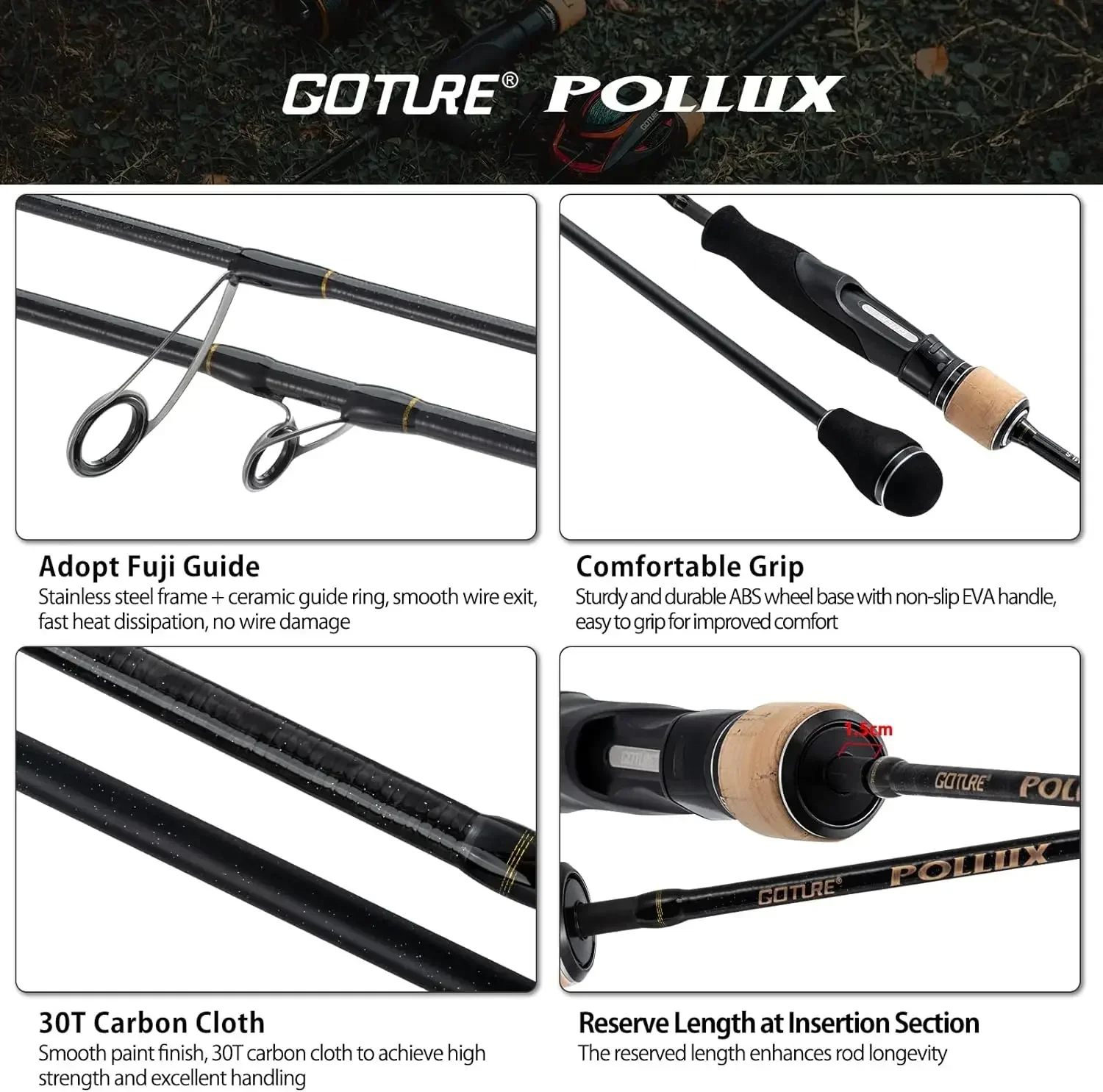 Goture Pollux 1.83 متر بطيئة ا - مراجعة Kastking Reel Zephyr وسعره